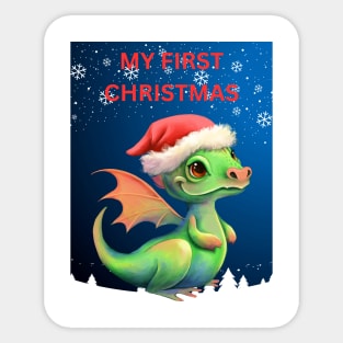 My first Christmas Sticker